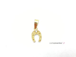 colgante oro 18k con circonita