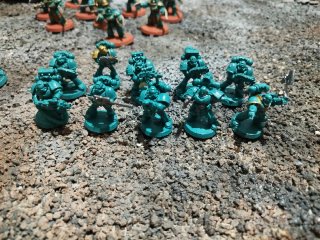 Escuadra táctica marines espaciales astartes