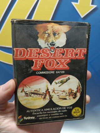 videojuego- DESERT FOX / EL ZORRO DEL DESIERTO. US GOLD, 1986 Commodore C64