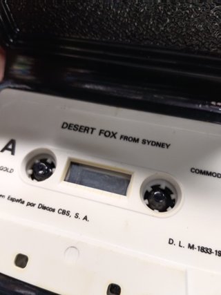 videojuego- DESERT FOX / EL ZORRO DEL DESIERTO. US GOLD, 1986 Commodore C64