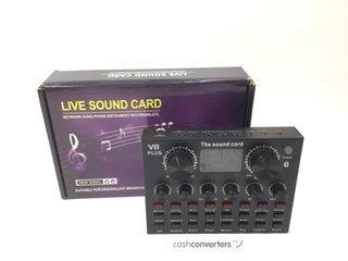tarjeta sonido live sound card live sound card
