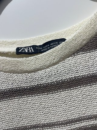 Zara Jersey Punto Rayas Talla S