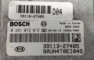 Centralita motor uce kia 0281013072 carens 14347