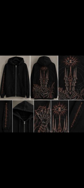 Chaqueta El Señor de los Anillos Negra