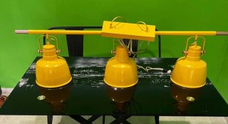 Lámpara Techo Diseño Industrial 3 Luces