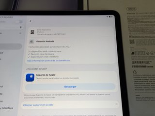 Apple iPad Air 13” M4 (2026) - factura / garantía