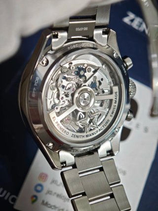 Zenith Chronomaster Open El Primero Plata