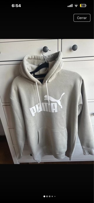 Sudadera Puma Beige