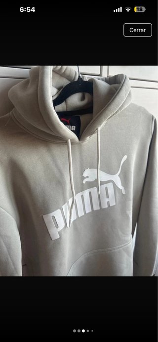 Sudadera Puma Beige