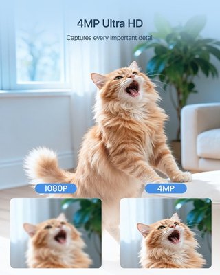AKINGUAR T2 Camara WiFi 2.5K 360 IA Interior