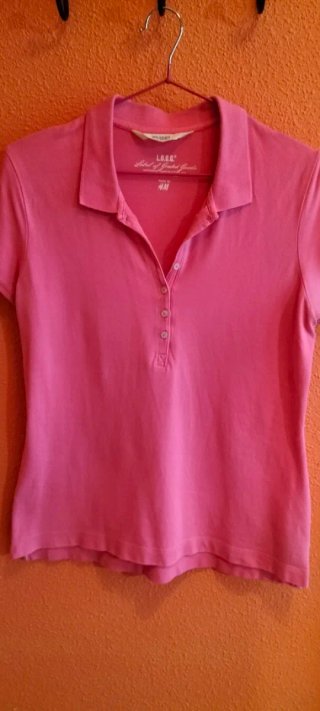 Polo Rosa H&M Talla M