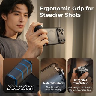 SMALLRIG FilMov Grip Case iPhone 17 Pro 3400mAh
