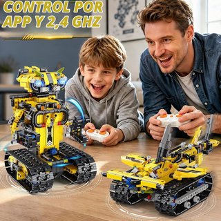 HIWEEGO Robot 5en1 Radiocontrol 739pcs APP Mando