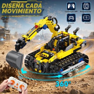 HIWEEGO Robot 5en1 Radiocontrol 739pcs APP Mando