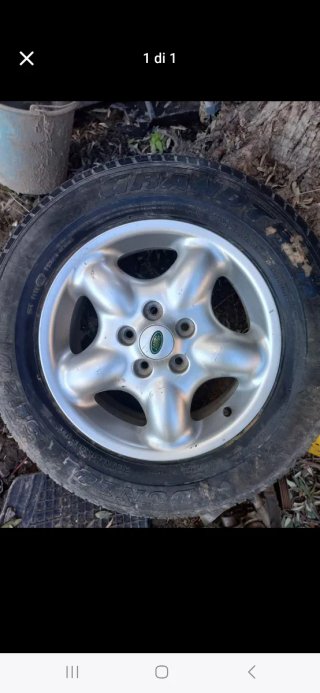Cerchio in lega con pneumatico Land Rover