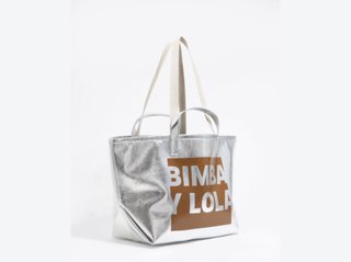 Bolso Grande Bimba y Lola Plata y Marrón