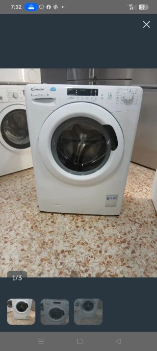 Lavadora Secadora Candy Blanca