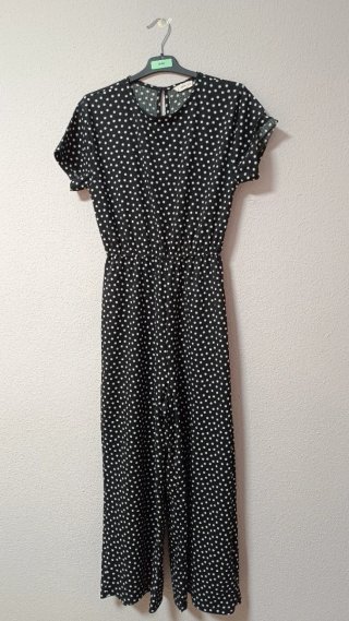 Mono Mango lunares negro blanco Talla S