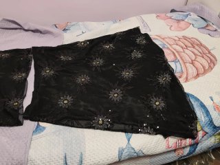 Conjunto 2 Piezas Negro con Lentejuelas
