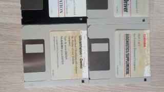 Lote 4 Disquetes 3.5 Vintage Toshiba