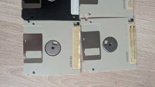 Lote 4 Disquetes 3.5 Vintage Toshiba