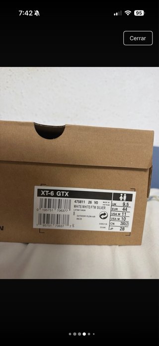 Salomon XT-06 GTX Gris/Blanco