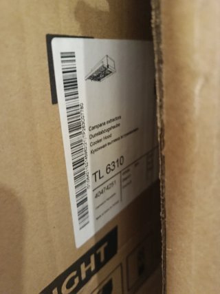 Campana extractora Teka blanca nueva