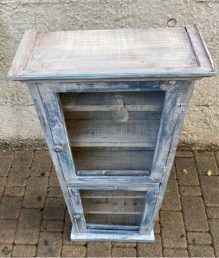 Vetrinetta in legno stile Shabby Chic