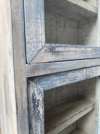 Vetrinetta in legno stile Shabby Chic