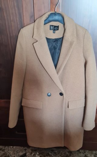 Abrigo Zara camel talla XS