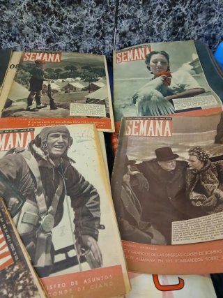 Lote de 15 Revistas Semana Antiguas