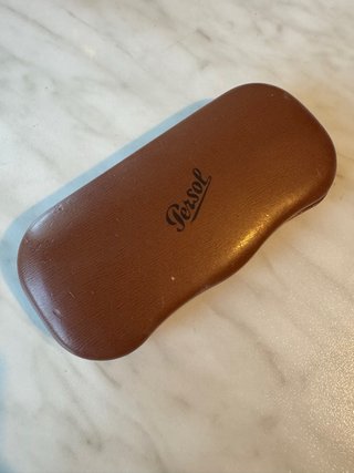 Custodia occhiali persol vintage pelle