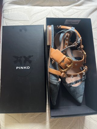 Pinko Scarpe Jeans Borchie