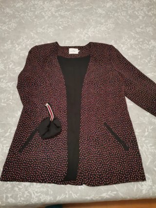 Americana Andamio Estampada talla 40
