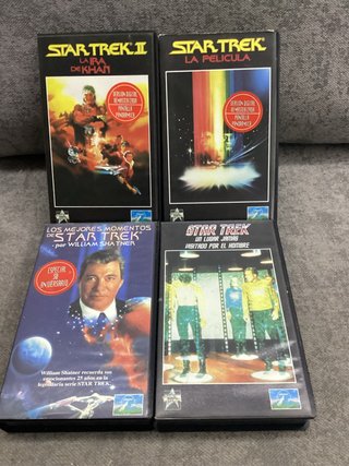Lote 4 Películas VHS Star Trek