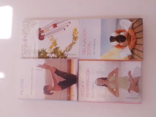Libros masaje, naturopatía, yoga...
