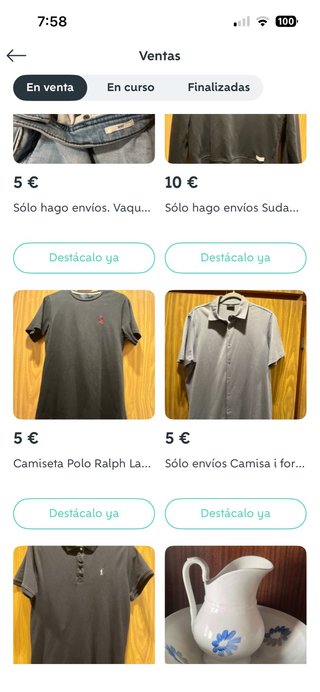 Sólo envíos Lote Ropa Chico Talla S-M