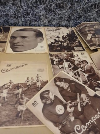 Lote de 18 Revistas Antiguas Campeón