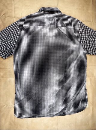 Camisa Tommy Hilfiger cuadros manga corta XL