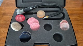 Mini Pulidora Neumática con Accesorios