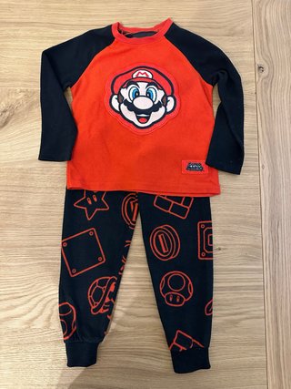 Tuta in pile Super Mario 4-5 anni