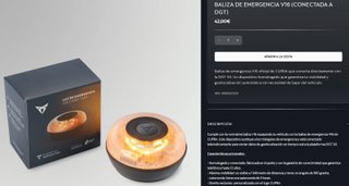 Baliza V16 Conectada CUPRA