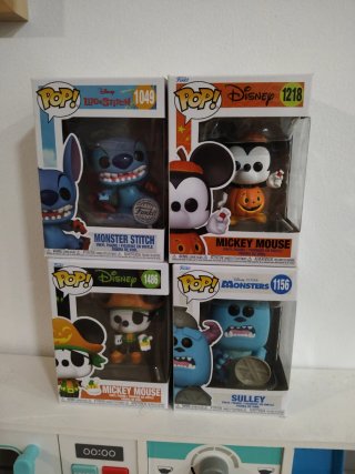 Lote 4 Funko Pop! Disney y Pixar