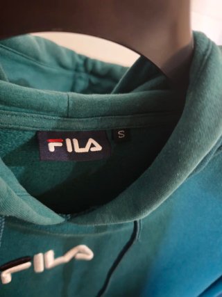 Sudadera con Capucha FILA Verde Talla S
