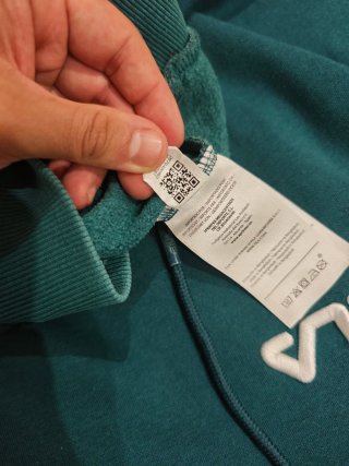 Sudadera con Capucha FILA Verde Talla S