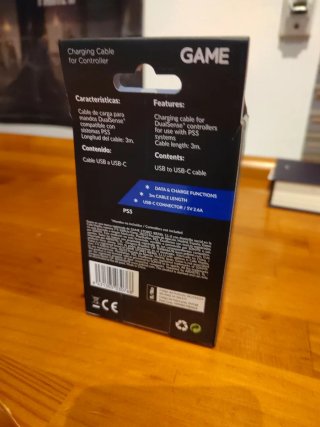 Cable de Carga para Mando PS5 GAME