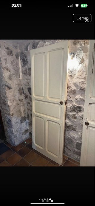 2 Puertas de Madera Maciza