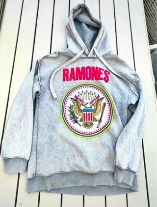 Sudadera Ramones Gris Talla S