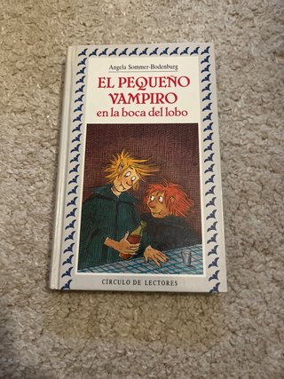 Libro el pequeño vampiro en la boca del lobo