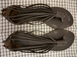Sandalias de Piel Marrón